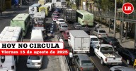 Hoy No Circula 15 agosto de 2025 en CDMX y Edomex: qué autos y placas descansan