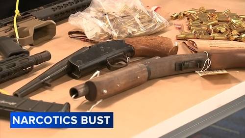 Philadelphia police seize $70,000 in drugs, 11 guns in mid