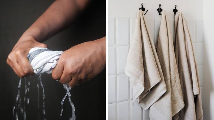 Por qué no hay que dejar las toallas húmedas en el baño, según el Feng Shui