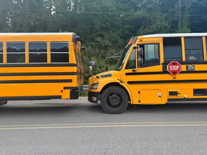Two Kanawha County School buses involved in crash