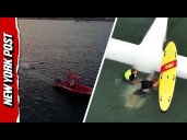 Watch: Plane Has Emergency Crash Landing On Water