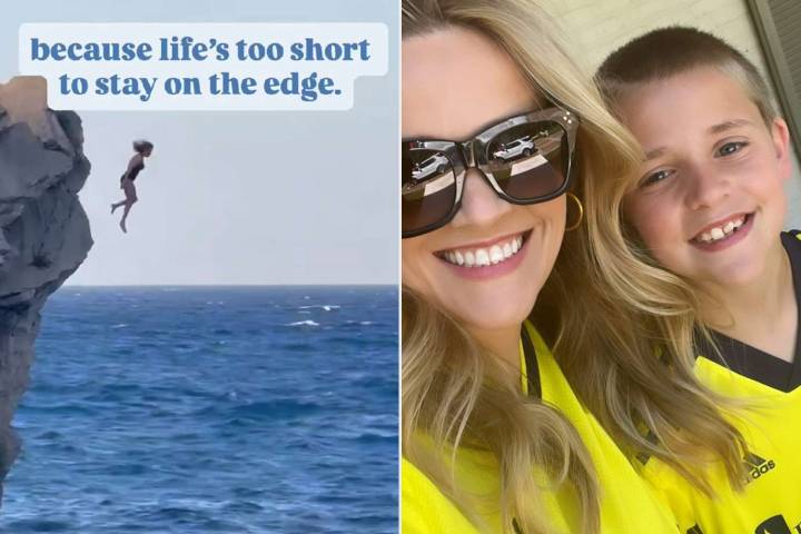 Reese Witherspoon Conquers Her 'Fear' in Daring Video While Vacationing with Son Tennessee