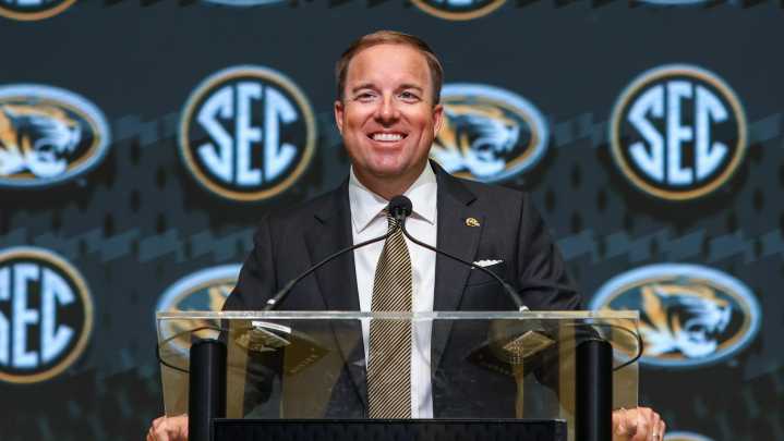Watch Missouri football coach Eli Drinkwitz talk as Tigers wrap camp