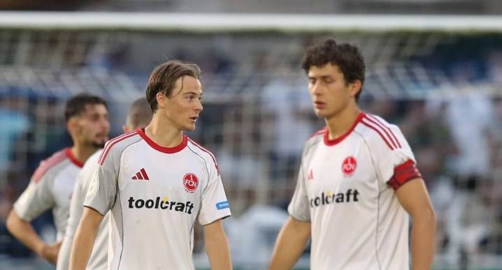 Fabio Gruber fue titular y capitán en empate de FC Nürnberg en la Bundesliga 2 últimas