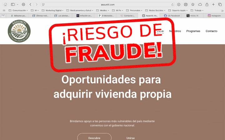 Ministerio de Vivienda alerta sobre riesgo de fraude por falsa oferta de subsidios
