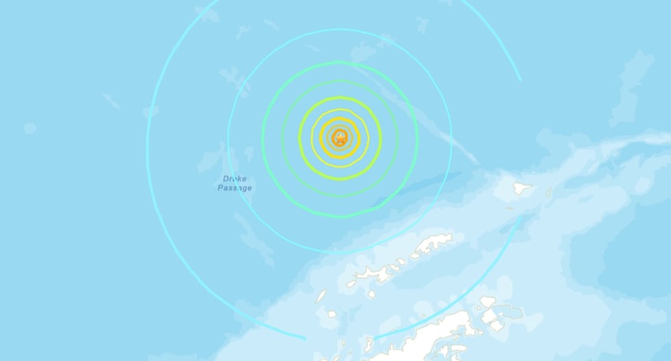 Sismo de magnitud 7,6 sacudió la zona cercana a la Base Frei en la Antártida