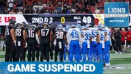 LIONS SQUAD SHOW: SCARY! Morice Norris Jr. Suffers Horrific Injury, Lions Falcons Game Suspended
