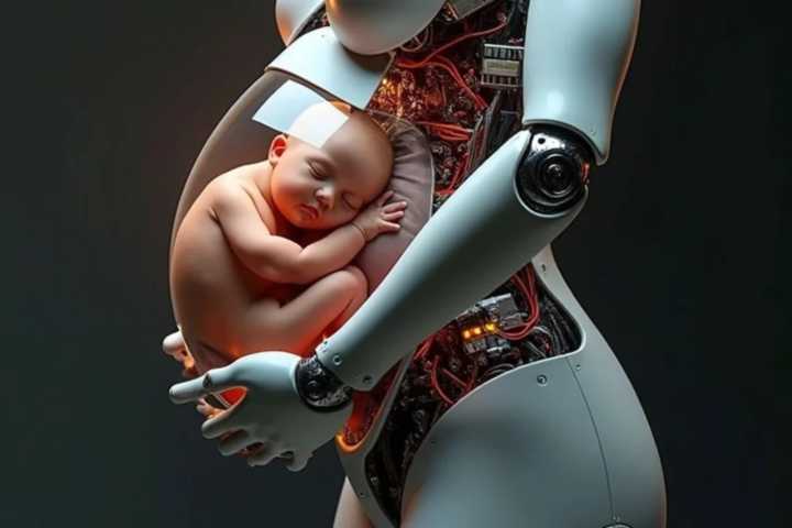 Científicos chinos desarrollan el primer robot humanoide gestante