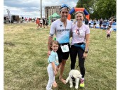Alex Girard wins the Olympic triathlon at a busy Cornwall Triathlon
