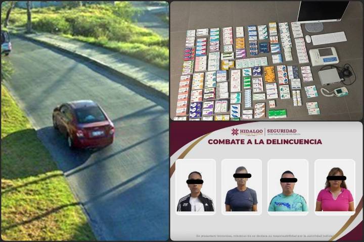 Así atraparon en Pachuca a presuntos ladrones de consultorios médicos