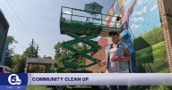 Artists in Mount Pleasant neighborhood finish last brush strokes to new murals