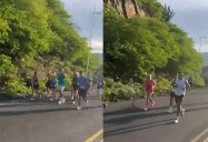 A pesar de la cancelación, corredores cumplieron con la media maratón y recibieron sus medallas