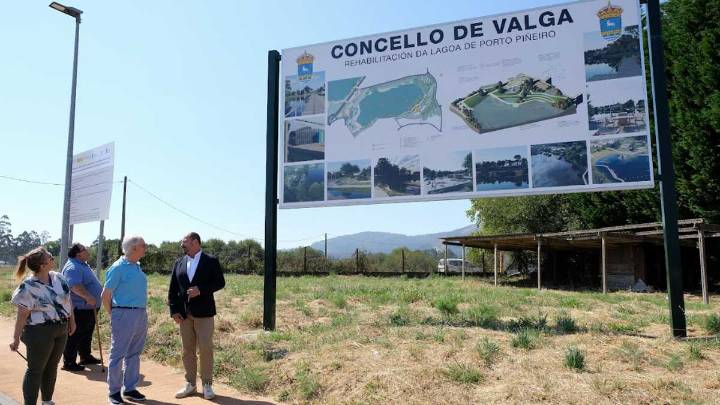 La antigua mina de Porto Piñeiro en Valga se convertirá en un nuevo espacio turístico y natural