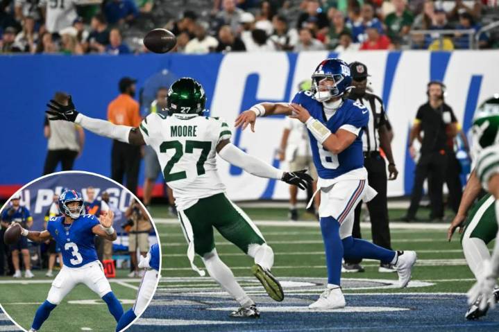 Giants' Russell Wilson has less margin for error with Jaxson Dart emerging