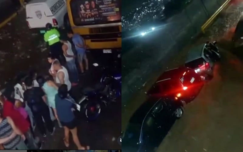 Inundaciones en Caracas: motorizado muere arrastrado por las lluvias en Caracas