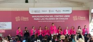 Delfina Gómez inaugura Centro Libre para las Mujeres en Chalco