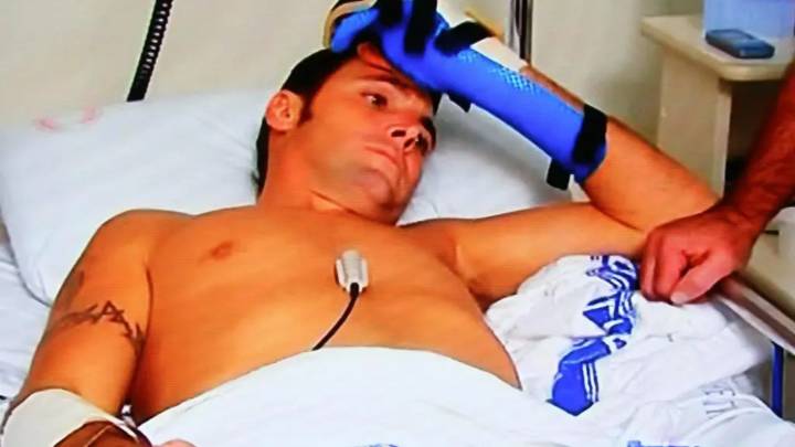 Fisherman survived crocodile that 'death rolled' his legs by smacking it with his dog in desperate fight for life