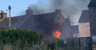 Live updates as fire rages in Stoke-on-Trent street 