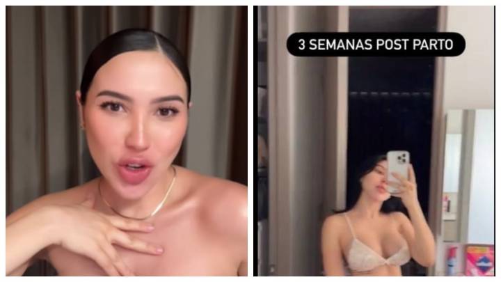 Aida Victoria reveló cómo hace para mantener su figura, después de tres semanas de haber dado a luz: “Nunca me he hecho una lipo”
