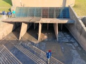 La Municipalidad realizó mantenimiento y mejoras en la Estación de Bombeo de la Defensa Sur