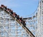 Elitch, Lakeside roller coasters on different paths