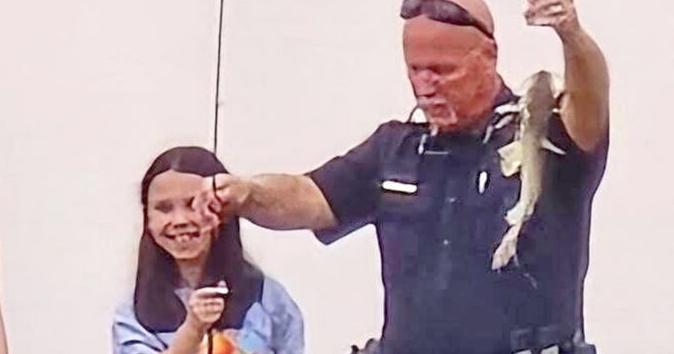 'Fishing with a Cop' youth event at Lake Van this Saturday
