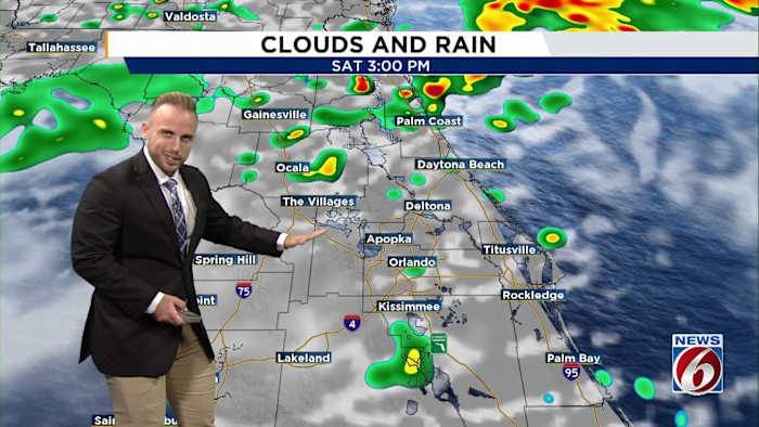 Rains pile up across Central Florida for Labor Day weekend