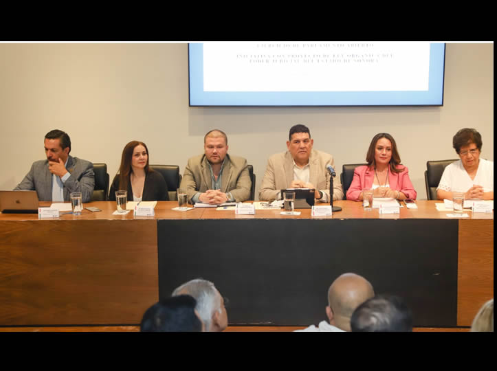 Socializa Congreso de Sonora reforma a la Ley Orgánica del Poder Judicial