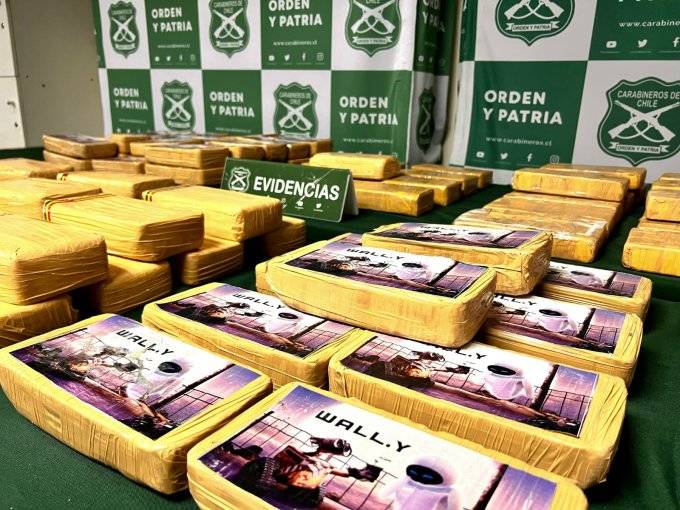 Operativo antidrogas entre Los Vilos y Santiago permite decomisar más de 90 kilos de clorhidrato de cocaína y pasta base