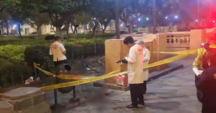 Cercado de Lima: Asesinan a balazos a ciudadano extranjero en la plaza San Martín