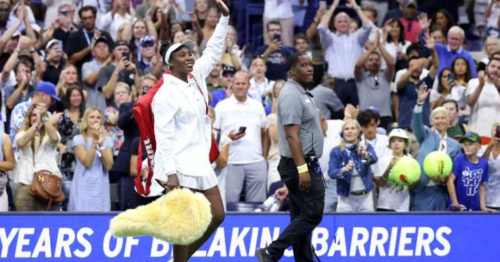 Venus Williams Flaunts Custom Fur Tennis Bag at the US Open