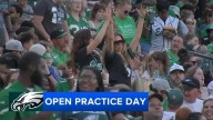 Eagles Fans Flock to Open Practice