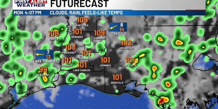 FIRST ALERT FORECAST: Staying hot early this week before rain chances increase