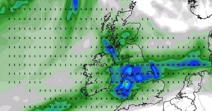 Brits issued important flood warning as 600-mile rainstorm set to thrash UK