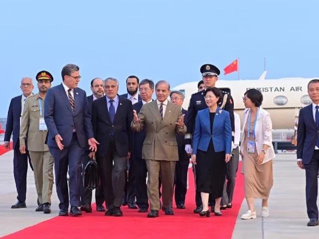 PM Shehbaz lands in China to attend SCO summit