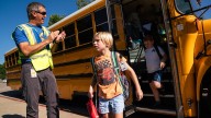 When do Colorado drivers have to stop for school buses?