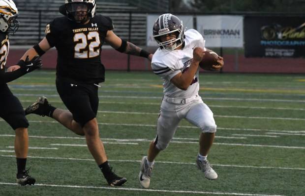 Triston Hill’s two touchdowns carry Thompson Valley past Berthoud in season opener