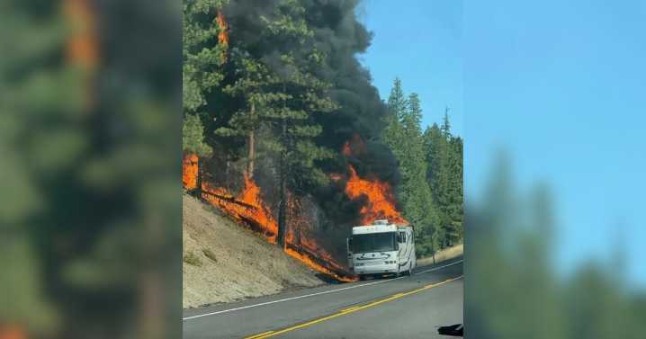Highway 97 closed near Blewett Pass for wildfire