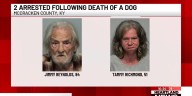 Two people arrested after hot car death of dog
