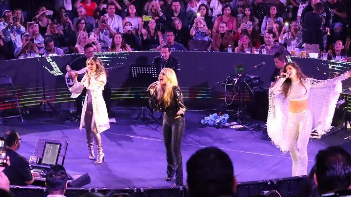 Marta Sánchez, Ana Bárbara y Fey conquistaron el Palenque de la Fenapo