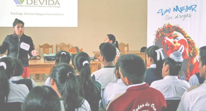 Trujillo: Escolares inician en el consumo de drogas a los 13 años