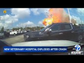 Gas explosion injures firefighters after DWI suspect crashes into building