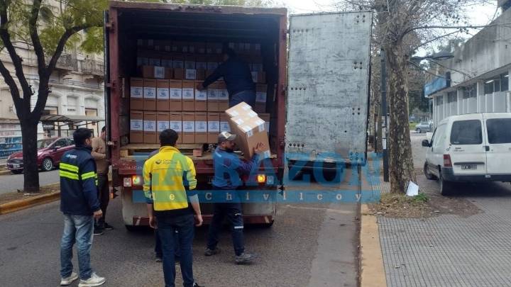 Elecciones del 7 de septiembre: arribaron las urnas a Chivilcoy