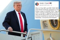 Trump hits ABC, NBC as ‘FAKE NEWS,’ says he’d support FCC revoking licenses