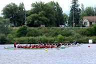Photos and video: Fire on the water of Superior Bay with dragon boat races