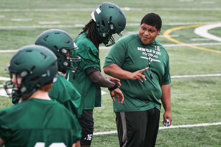 From stopping defensive linemen to coaching them, BSU’s Marcos Watkins lives in the trenches