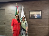 ¿De qué hablo la gobernadora de Aguascalientes con la directora general de la CFE?