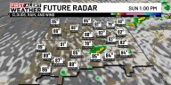 First Alert Weather: Scattered thundershowers Sunday