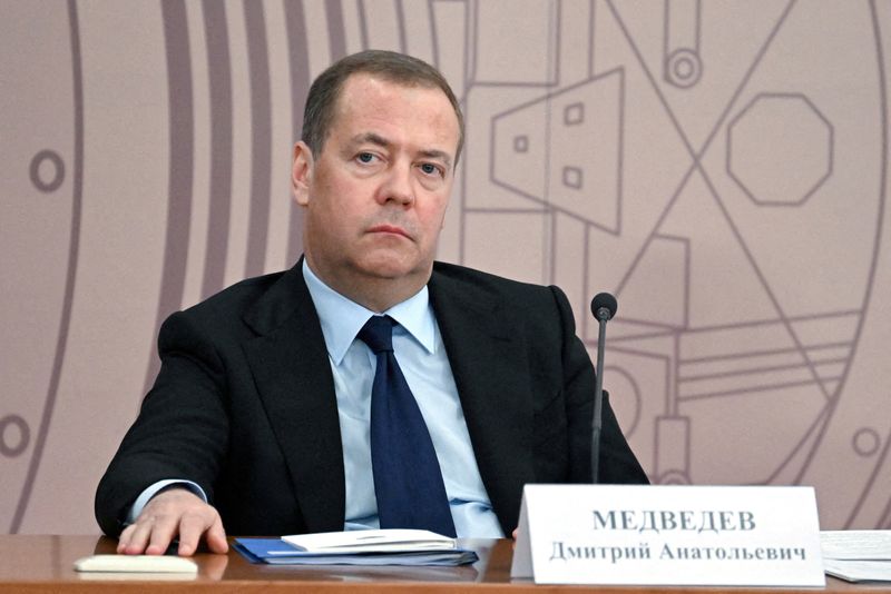 Russia's Medvedev says 'coalition of the willing' failed to outplay Trump