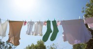 Brits urged not to dry their clothes outside the house this weekend